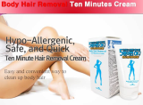 Ten minutes body hair removal cream
